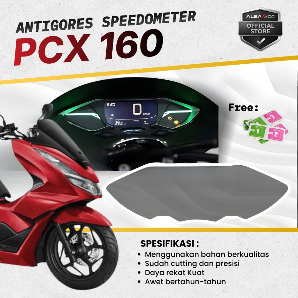 Sticker Speedometer PCX 160 (2021-2025) / Sticker Anti Gores Speedometer PCX 160 / Sticker PCX 160