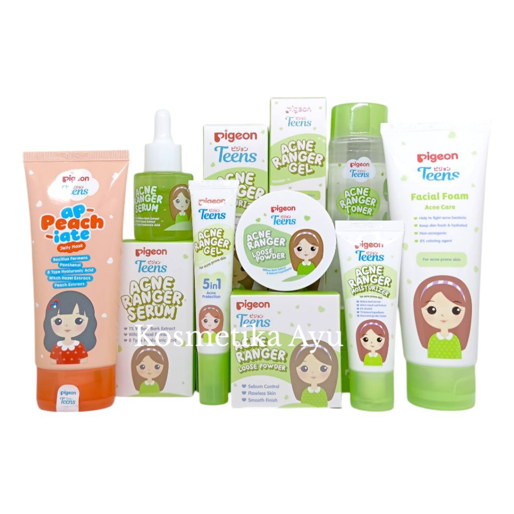 Paket Lengkap Pigeon Teens Acne Ranger Untuk Remaja Kulit Berjerawat