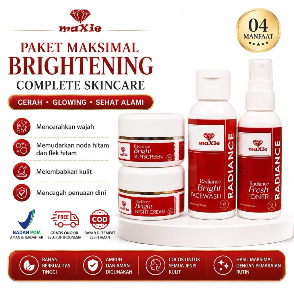 MAXIE SKINCARE BOOSTER/MAXIE SKINCARE BPOM BRIGHTENING