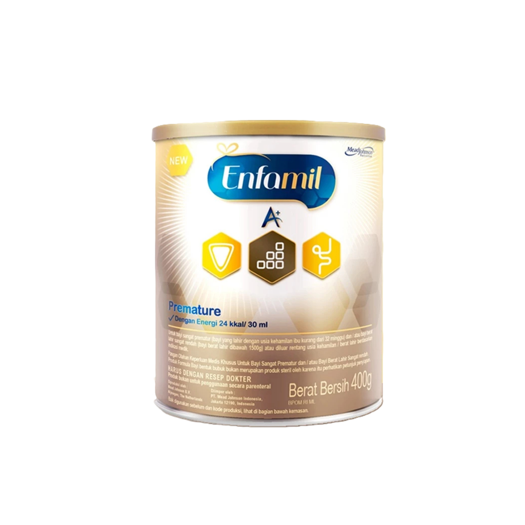 Enfamil A+ Premature 400 g - Susu Formula Bayi Prematur BBLR [Majapahit]