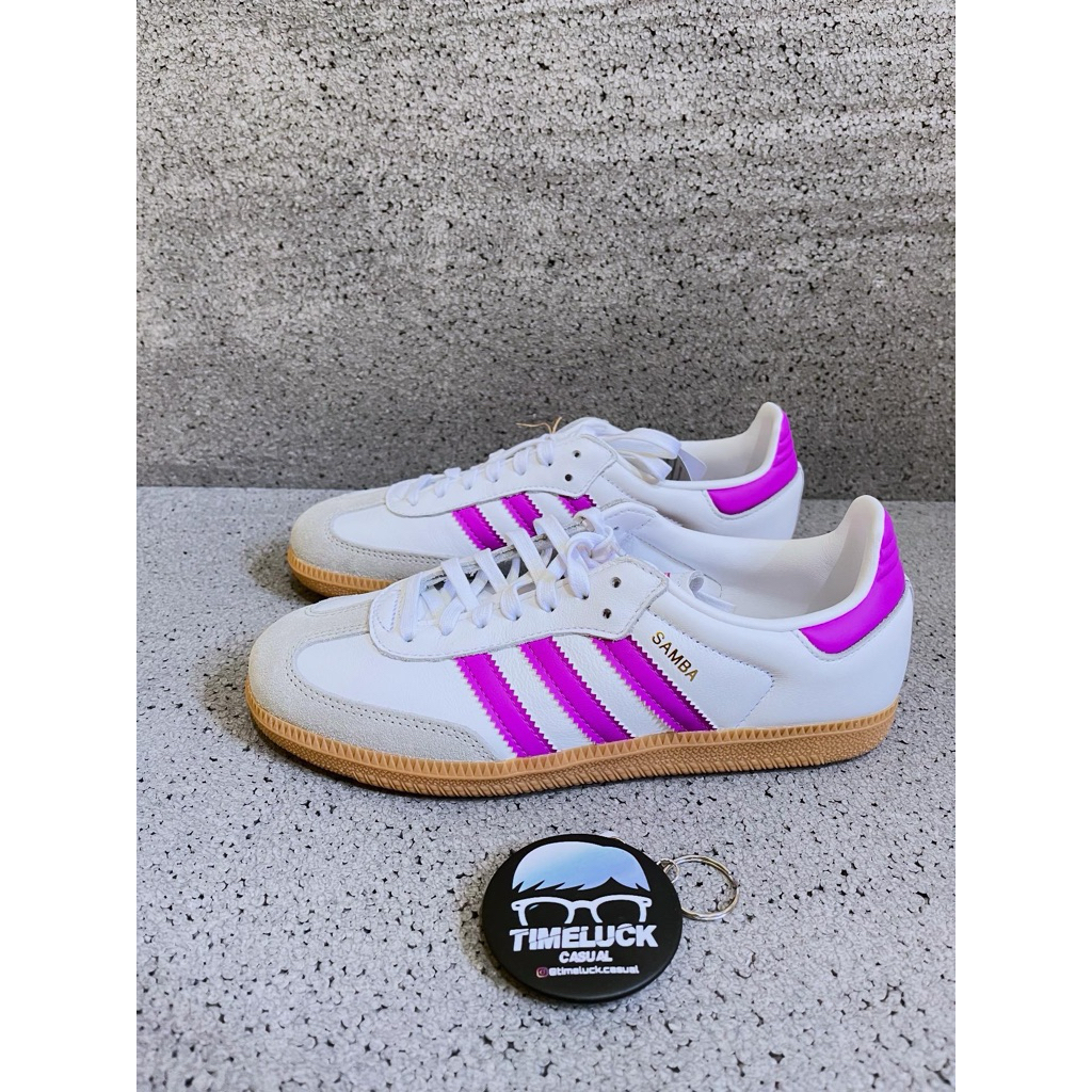 Adidas Samba OG J White/Purple