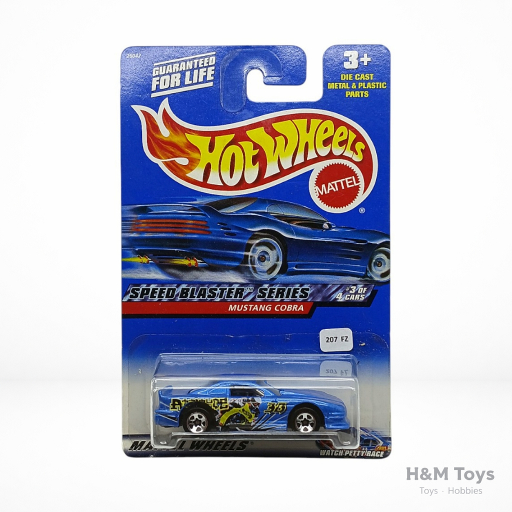 Hot Wheels Mustang Cobra Biru - 207FZ - FZ2
