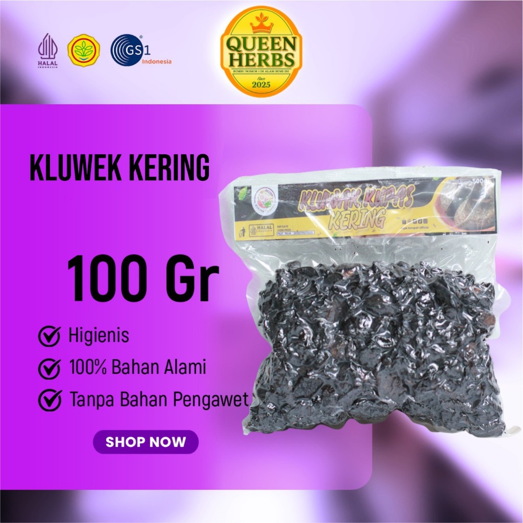 Kluwek Kering  (Kemasan Vakum 100 Gram )