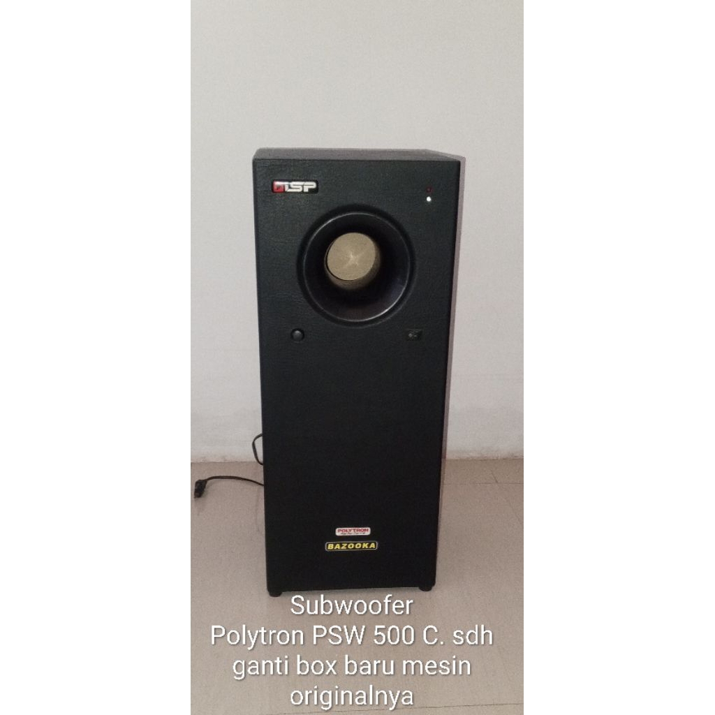 Subwoofer Polytron PSW 500c (box baru)