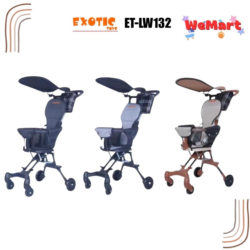 EXOTIC ET-LW132 MAGIC STROLLER | STROLLER ANAK EXOTIC