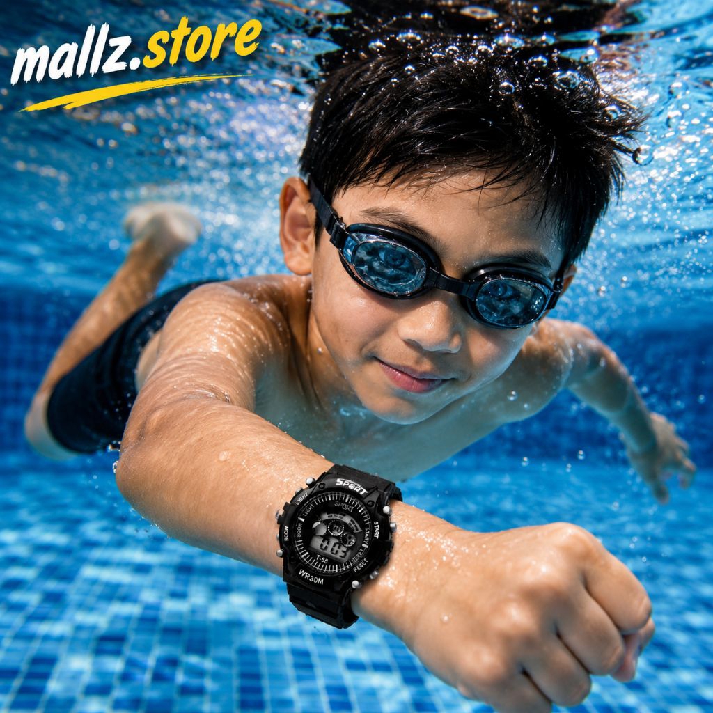 Jam Tangan Anak Terlaris Waterproof LED Digital Nyala Keren