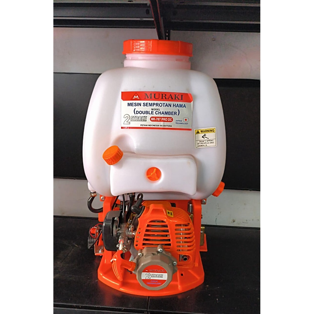 Muraki MK 767 Pro DC Mesin Sprayer Semprot Hama 15 Liter 2 Tak Double Chamber Tabung Angin