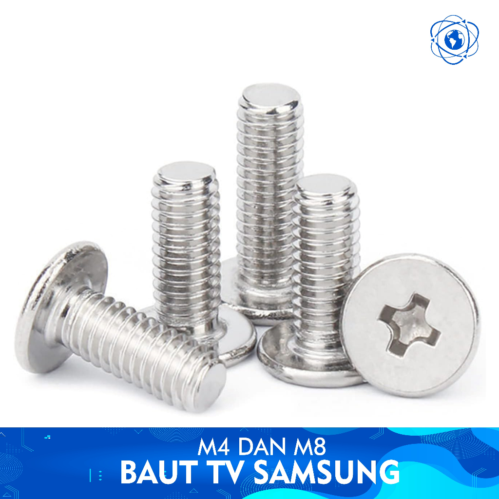 Baut Khusus Samsung Bracket TV LED LCD 55 50 49 43 42 40 32 24 21 17 14 Inch Ukuran M4 Dan M8 BB1 M8