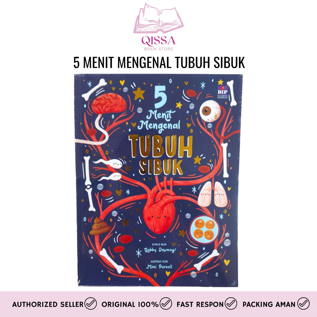 [ READY STOCK ] 5 Menit Mengenal Tubuh Sibuk (Gabby Dawnay) Terjemahan Magic Cat | Buku tentang Tubu