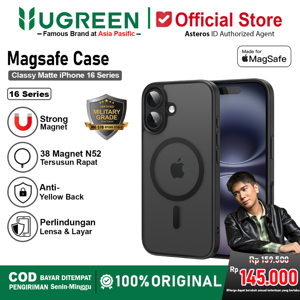 UGREEN Case Magnetic iPhone 16 16 Plus 16 Pro 16 Pro Max Magsafe Matte Series