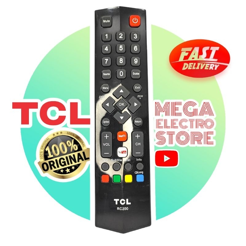 REMOTE TV TCL RC-200 SMART ORIGINAL
