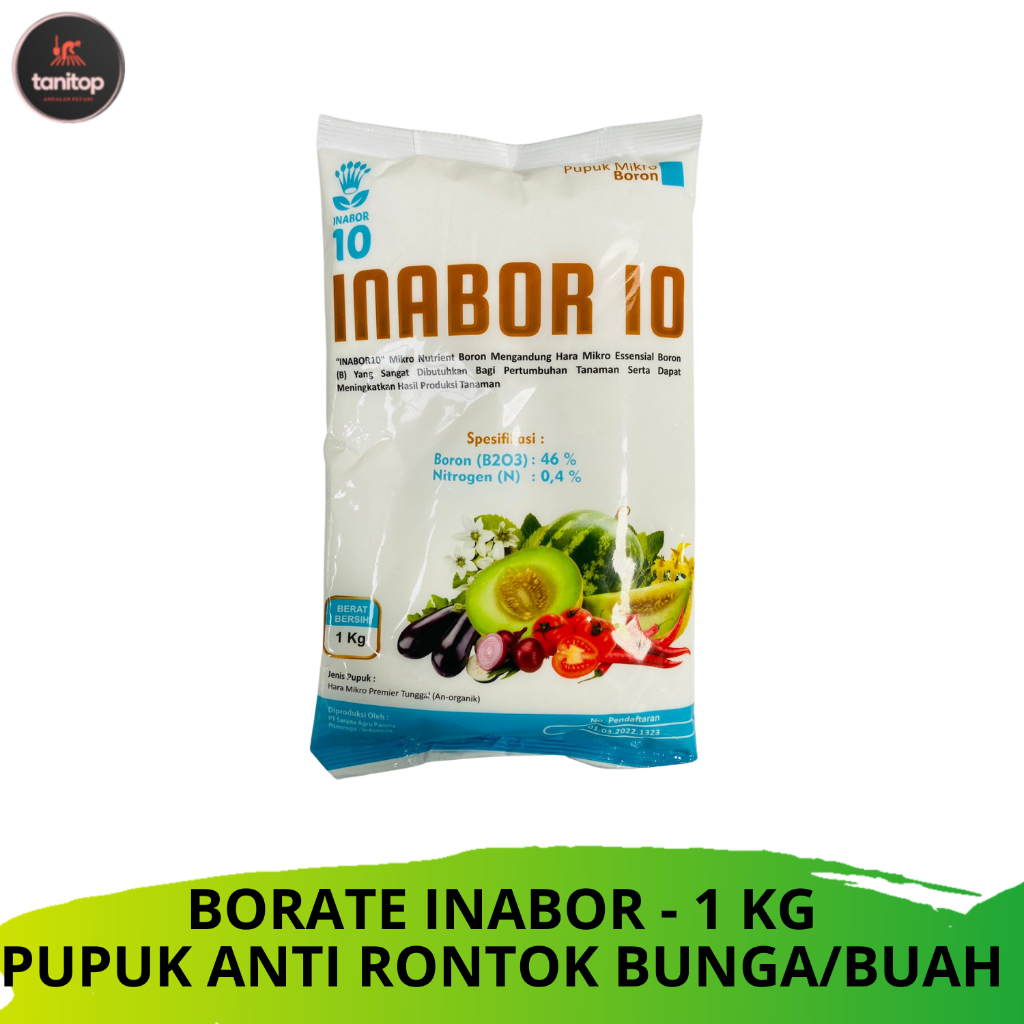 Borate Inabor 1 Kg Borate Mahkota 1 Kg Pupuk Borat Borate Terlaris