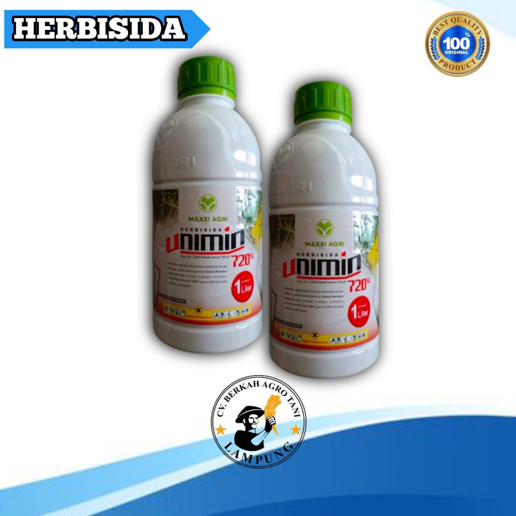 HERBISIDA SISTEMIK PURNA TUMBUH UNIMIN 720SL SANGAT EFEKTIF MEMBUNUH GULMA DAUN LEBAR