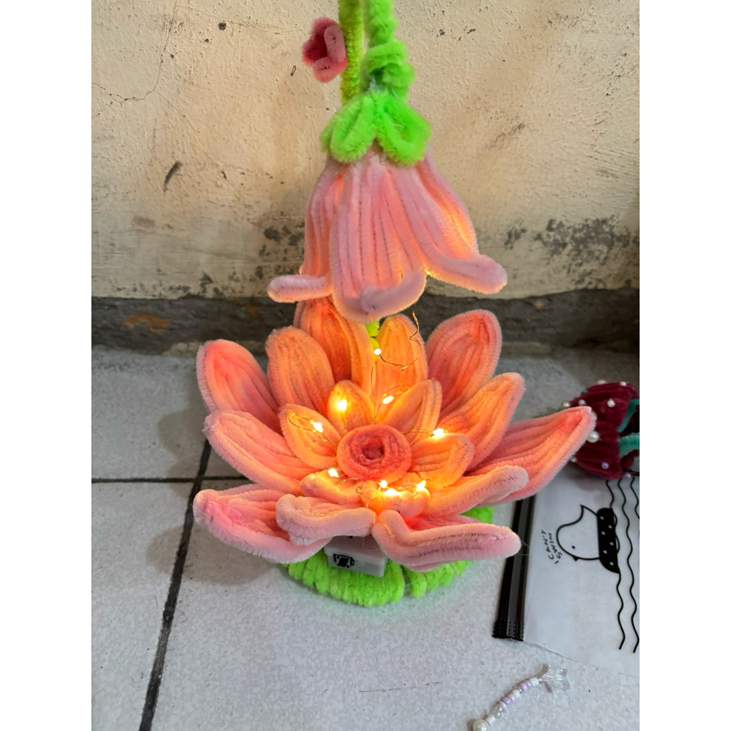lampu hias bunga