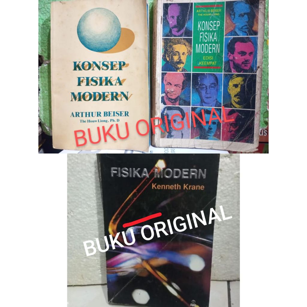 buku original konsep fisika modern ( Ed 3 & 4  )