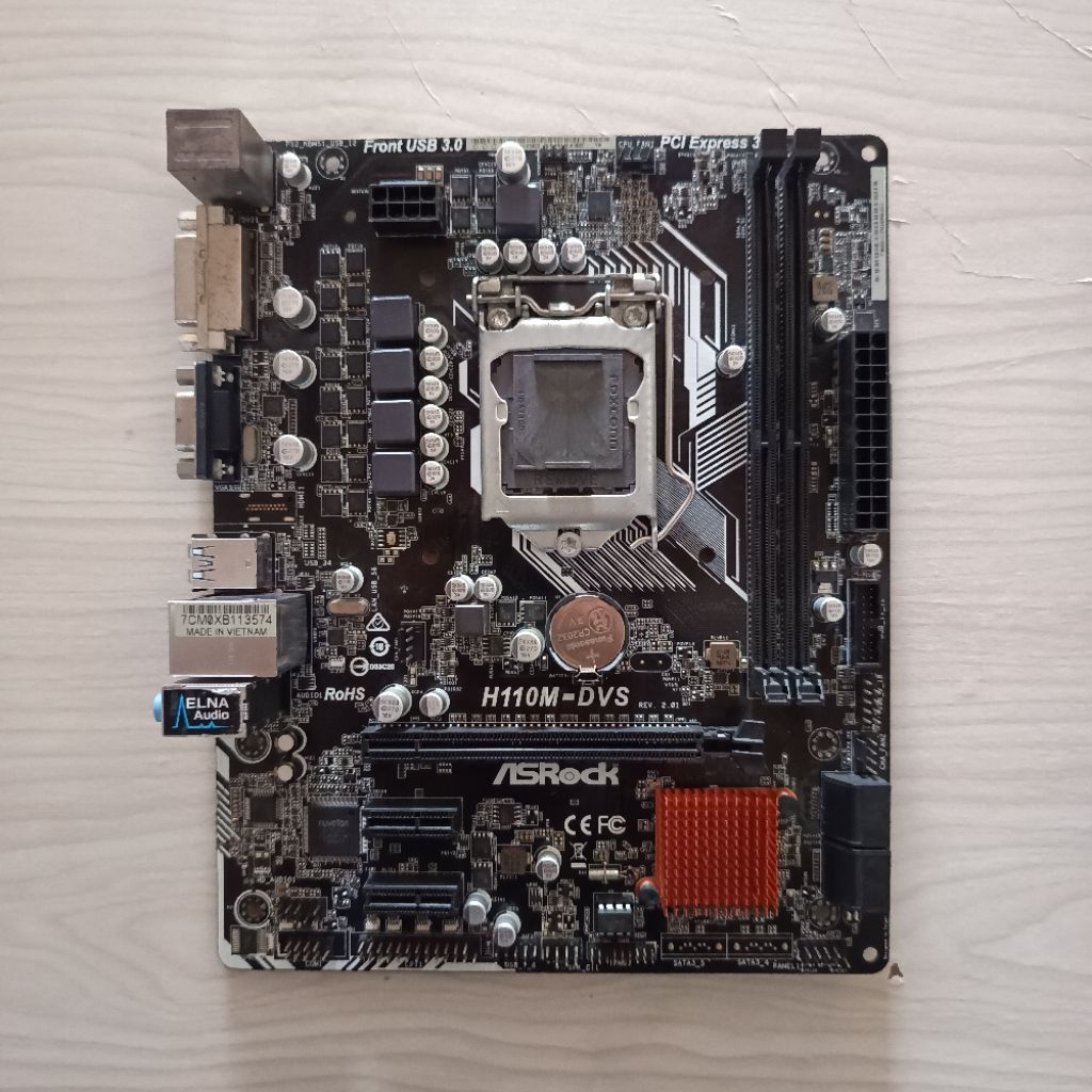 Mainboard / Motherboard ASRock H110M-DVS /  DDR4 / LGA 1151 / 7TH