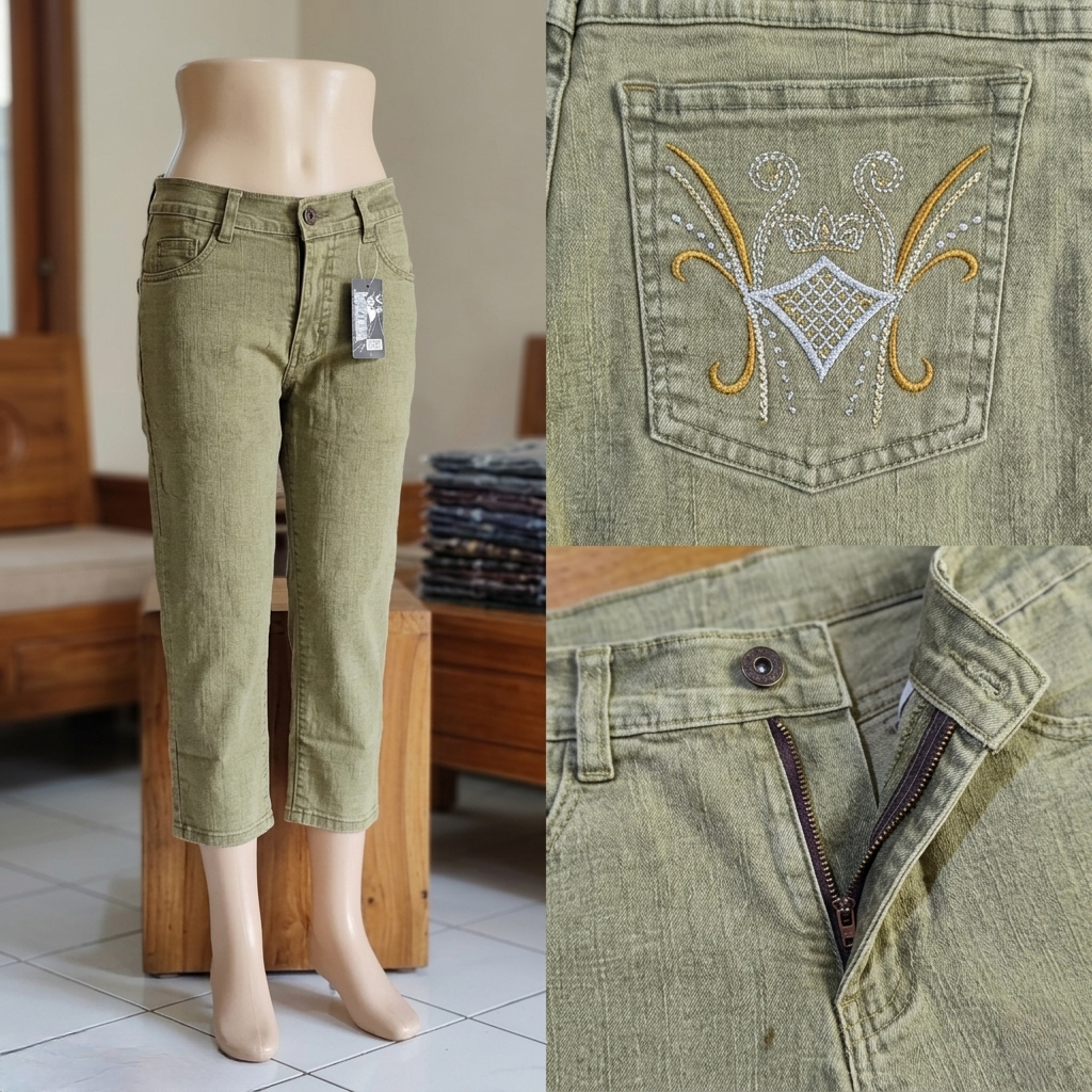 Celana Jeans Remaja/ Levis Wanita/ Levis Jeans Pendek 7/8