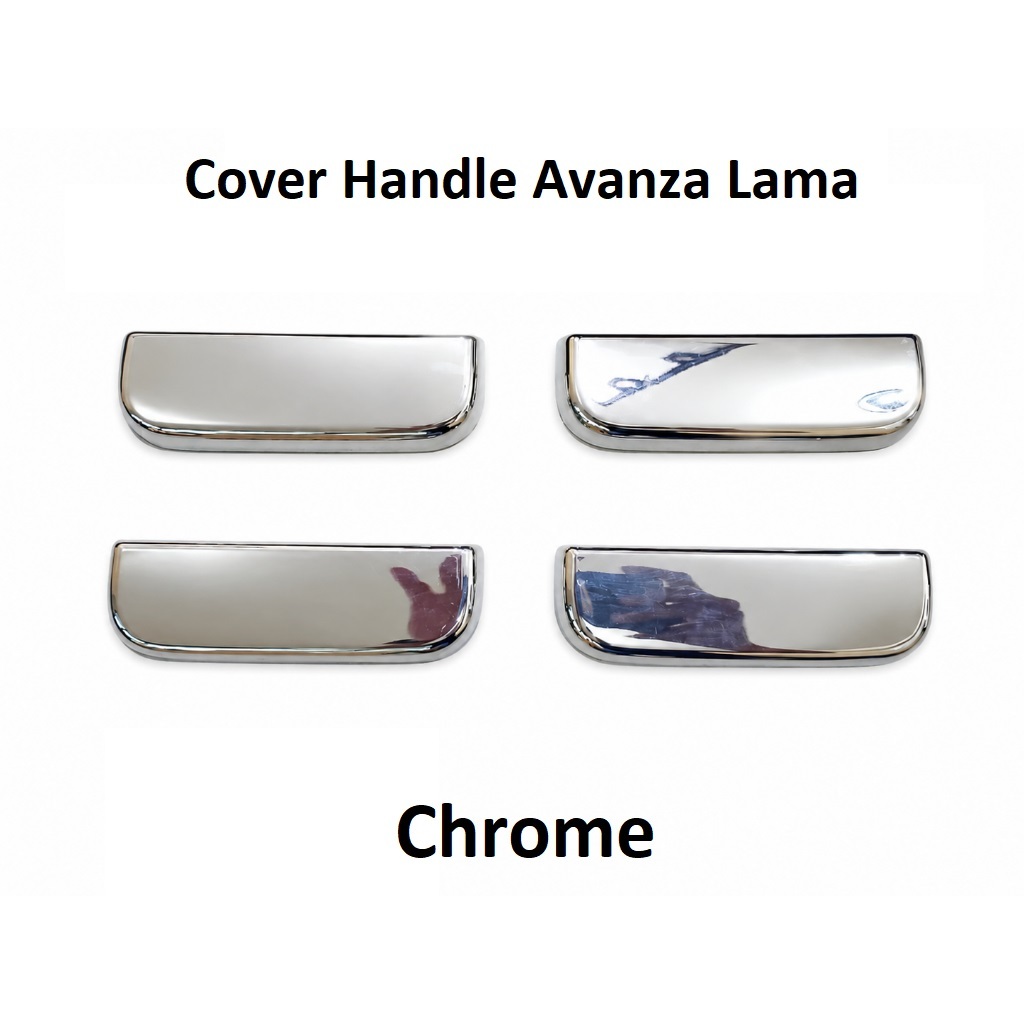 Dracco Cover Handle Pintu Avanza Lama Chrome – Aksesoris Mobil Toyota Avanza Lama
