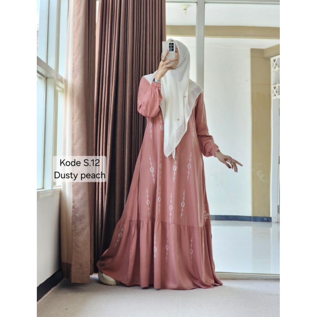 gamis elzeima twill terbaru