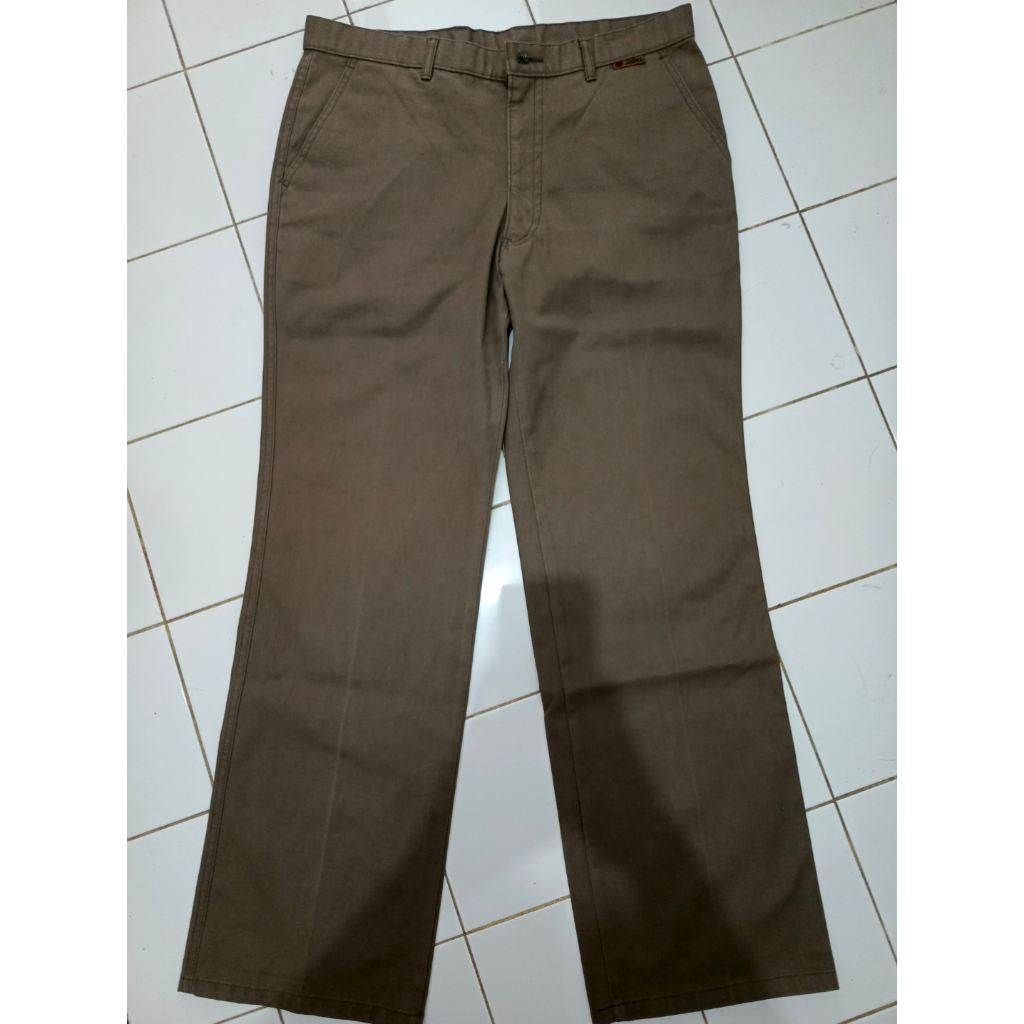 PRELOVED|| Celana Panjang Pria Semi Jeans – Warna Bronze/Brown