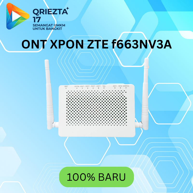 ONT XPON ZTE F663NV3A Baru