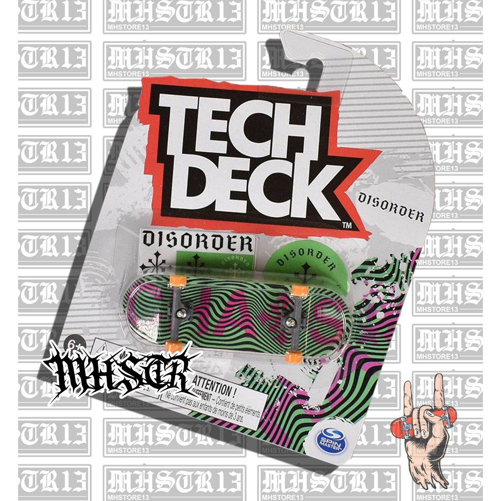 Tech Deck Disorder Chaos Free sticker Random Fingerboard