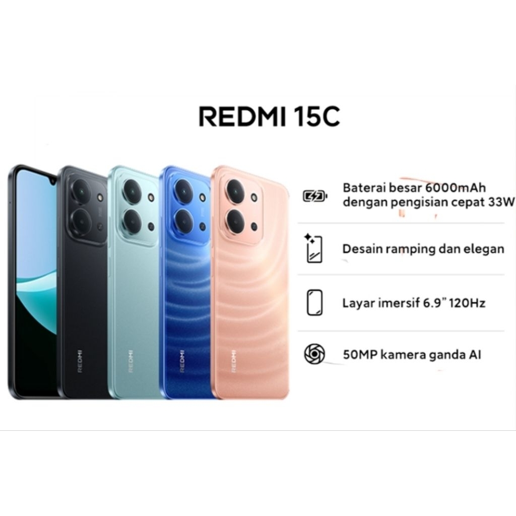 REDMI 15C 4GB/128GB