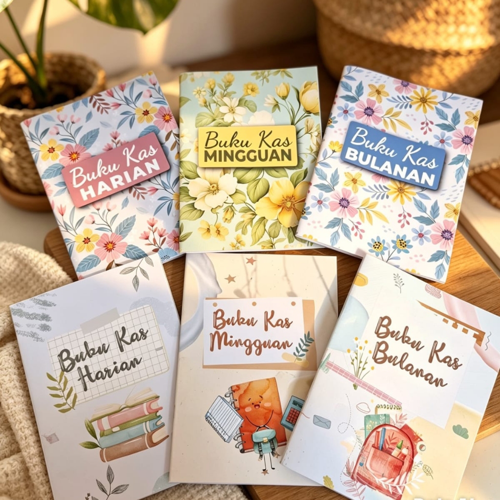 BUKU KAS KELAS HARIAN / MINGGUAN / BULANAN 52 SISWA / BUKU KAS BENDAHARA