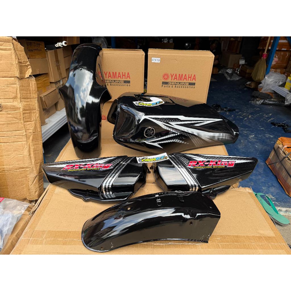 BODY SET RX KING 2005 hitam silver