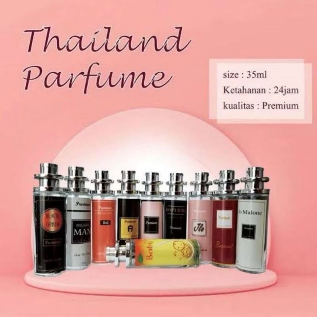 PAKET USAHA ISI 12 PCS PARFUM THAILAND 35ML UNISEX/PAKET PARFUM VIRAL