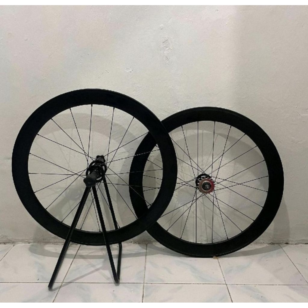 wheelset Fixie 700c 20/24 & 32 hole doltrap / torpedo profil 60mm