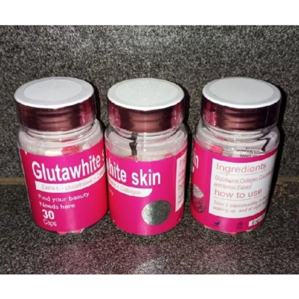 Obat Pemutih Glutawhite Skin Pemutih Kulit Badan Bpom 30 Kapsul Original