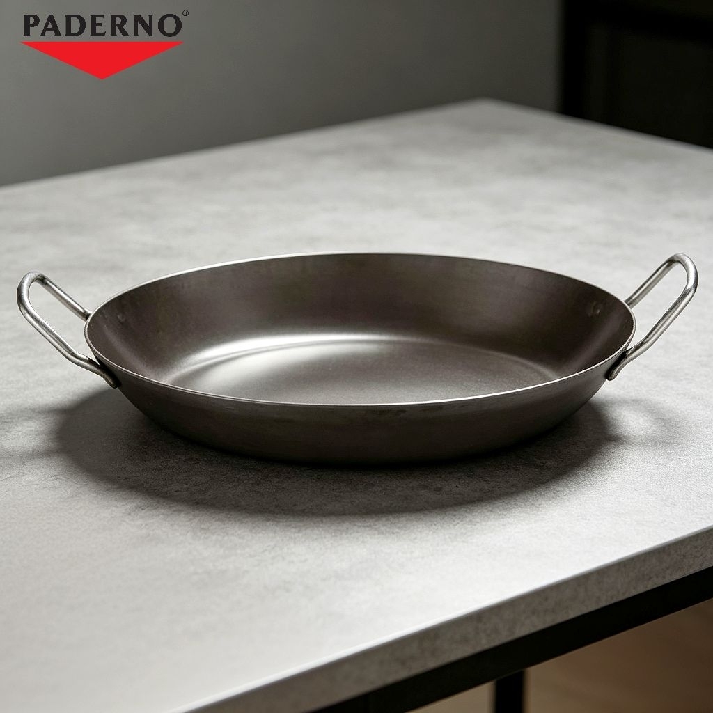Paella pan Bluesteel Wajan Pella Wajan Baja Ready to use 42 cm