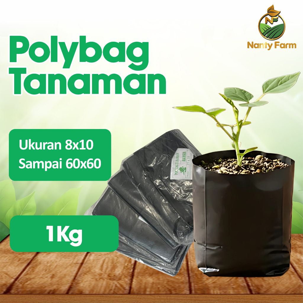 Polybag Polibag Polibek 1kg Ukuran 10x10 10x12 10x15 12x12 12x15 15x15 18x18 15x20 20x20 20x25 25x25