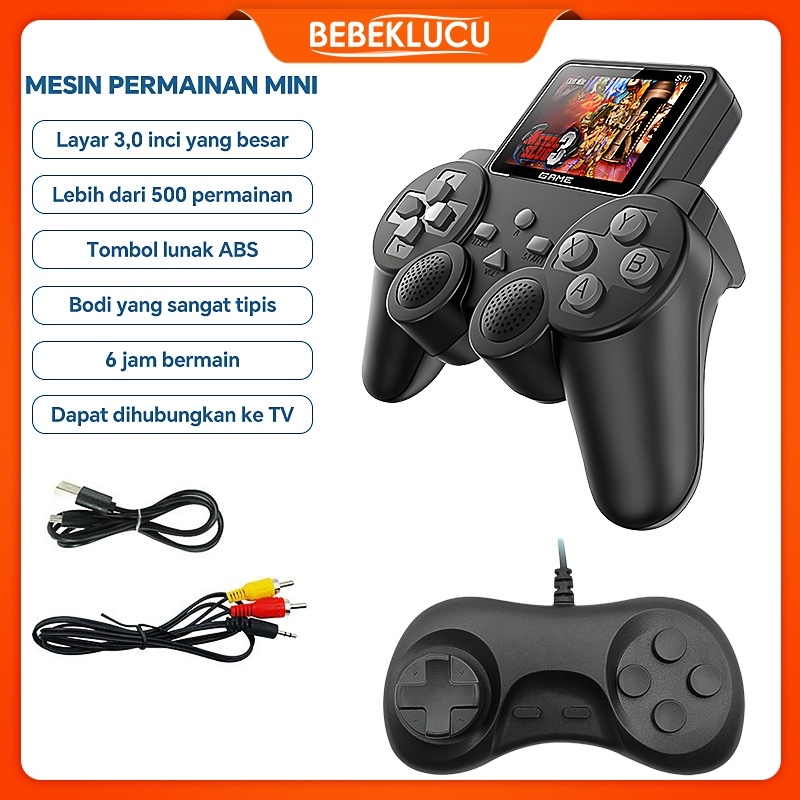 Retro Game PSP Handheld/Game boy Retro S10 bisa connect TV 500+ Games Portable Controller Game Consu
