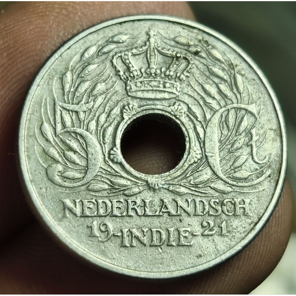 uang koin 5 cent Nederland indie asli original