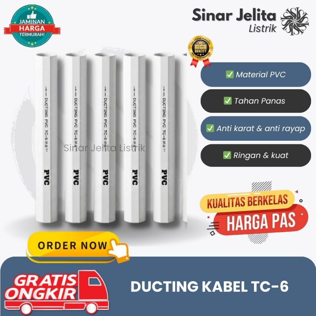 Kabel Ducting dengan Lem