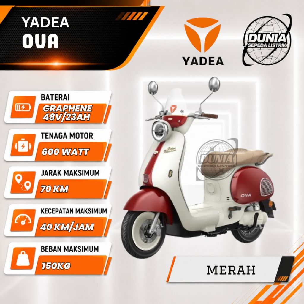 SEPEDA LISTRIK YADEA OVA