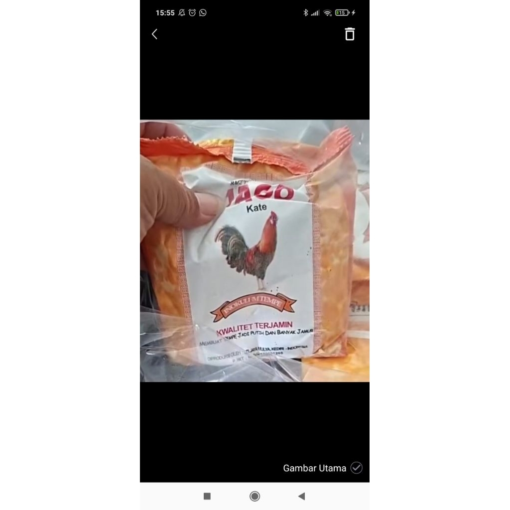 RAGI TEMPE KUALITAS TERBAIK CAP AYAM JAGO ORIGINAL KUALITAS TERJAMIN READY