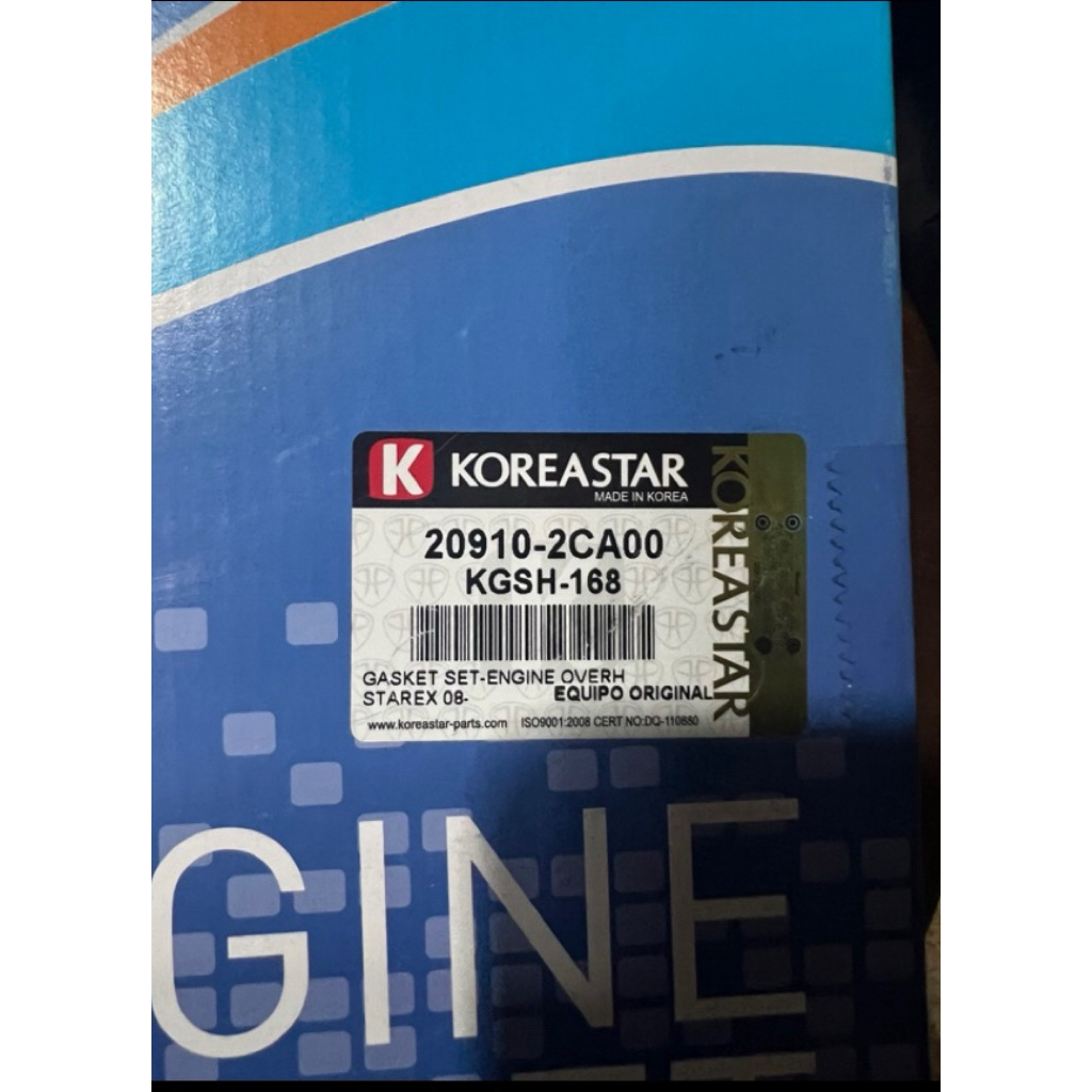 Packing gasket Set Hyundai H1 bensin