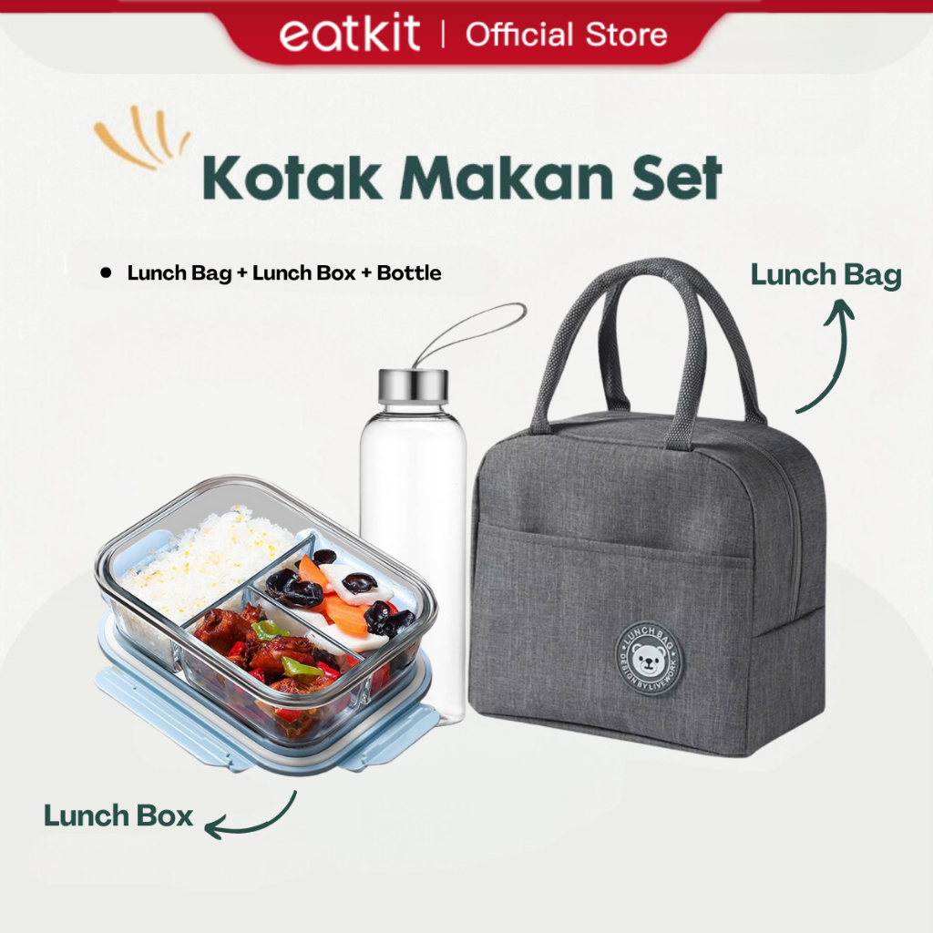 Eatkit Kotak Makan Siang Kaca