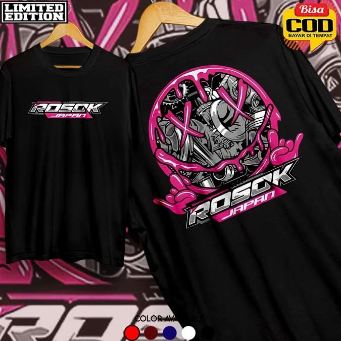 Kaos dewasa  Rosok Japan CB Glowing kaos Distro  Rosok Japan CB Glowing Unisex Cotton Combed Pria da