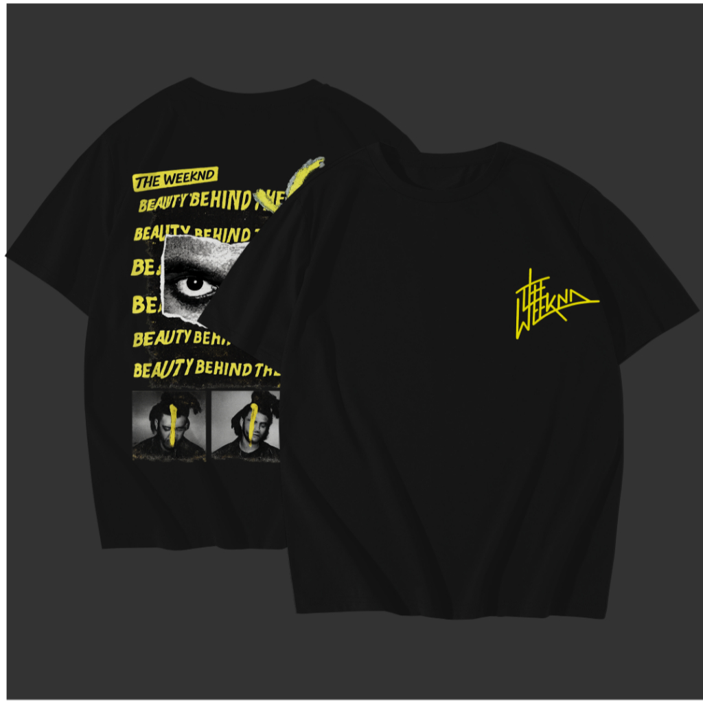 THE WEEKND BEAUTY BEHIND THE MADNESS TSHIRT KAOS MUSIK THE WEEKND XO DISTRO CREWNECK