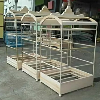 sangkar burung replika raja ambrukan