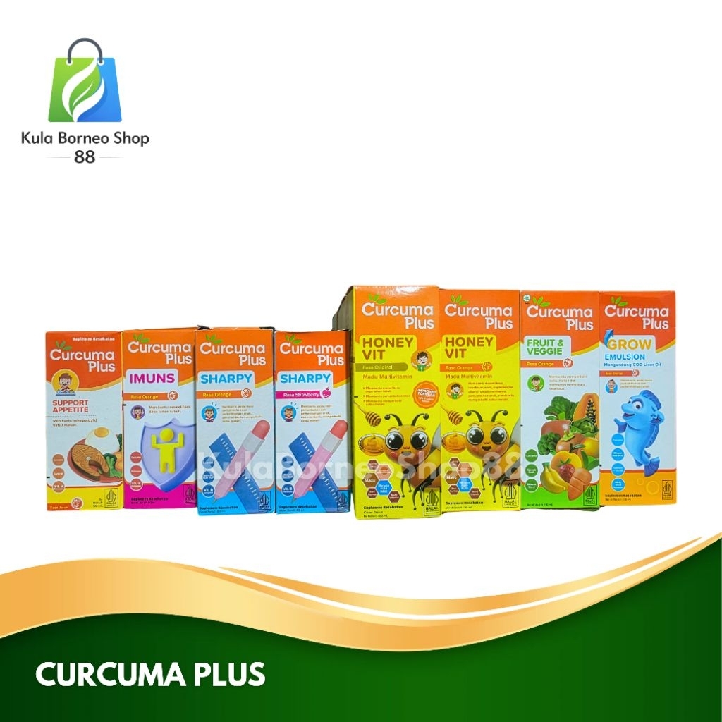 Curcuma Plus Sharpy Curcuma Plus Honey Vit Sirup