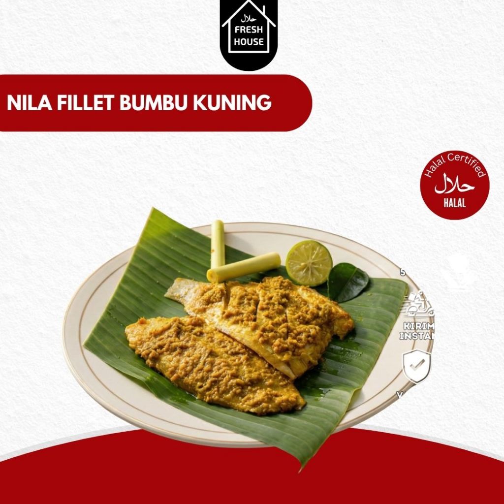 NILA FILLET BUMBU KUNING 250GR / DAPUJOE NILA FILLET