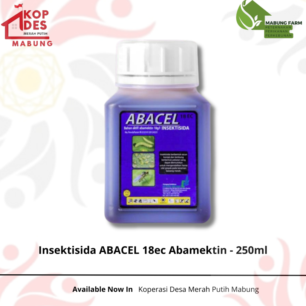 Insektisida ABACEL 18ec Abamektin - 250ml