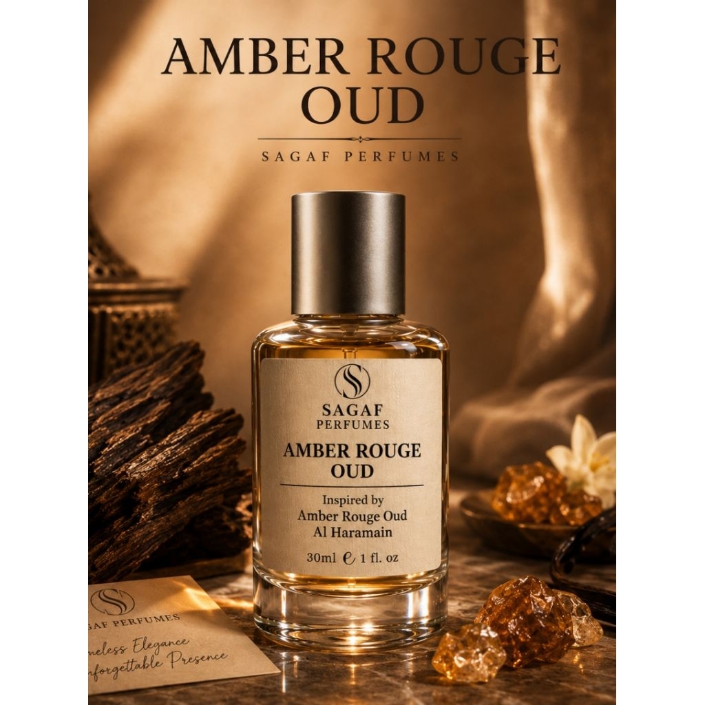 Sagaf Perfumes - Amber Rough Oud | Inspired Amber Rouge Oud Al Haramain