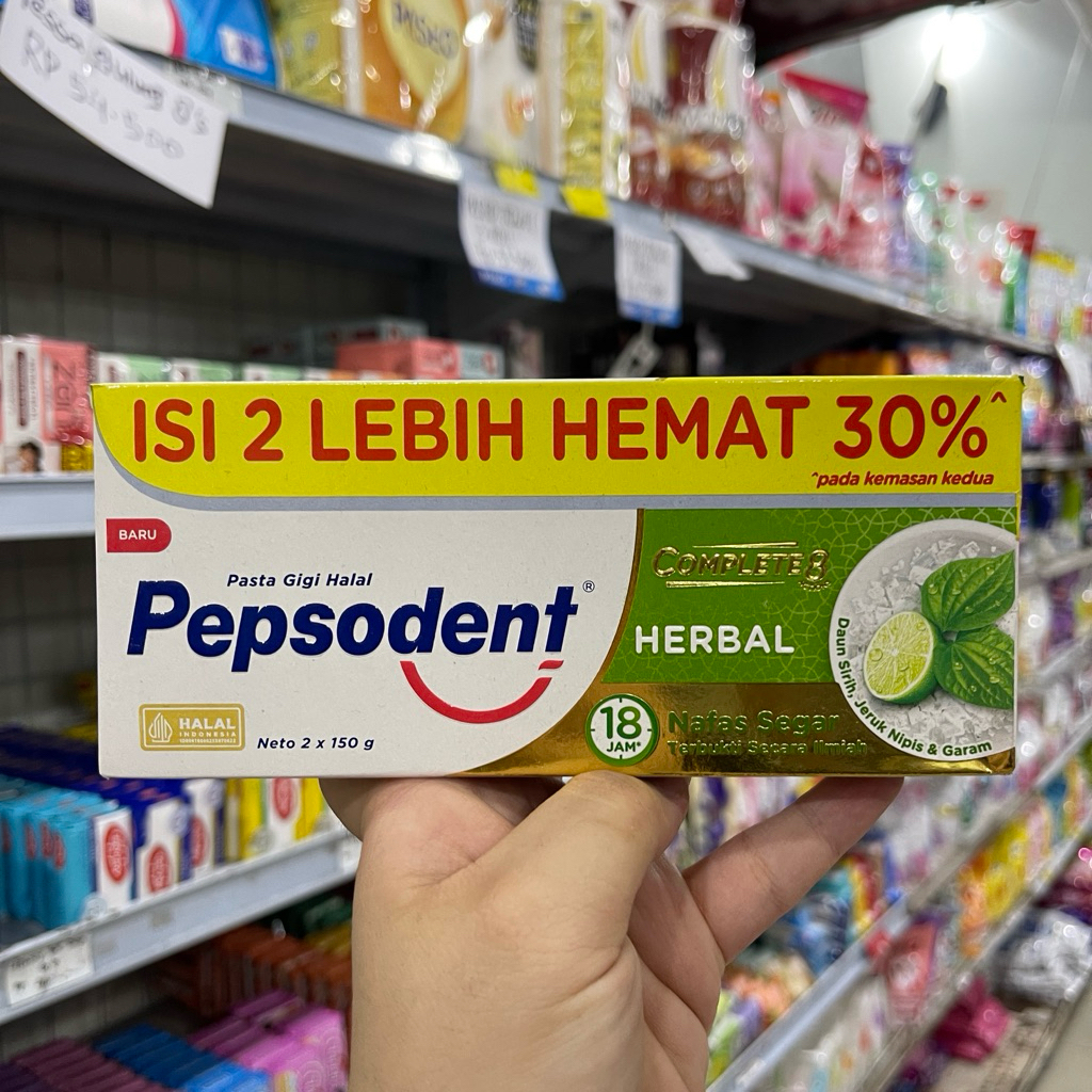 PEPSODENT PASTA GIGI HERBAL / ODOL / 65g 120g 190g 2x150g