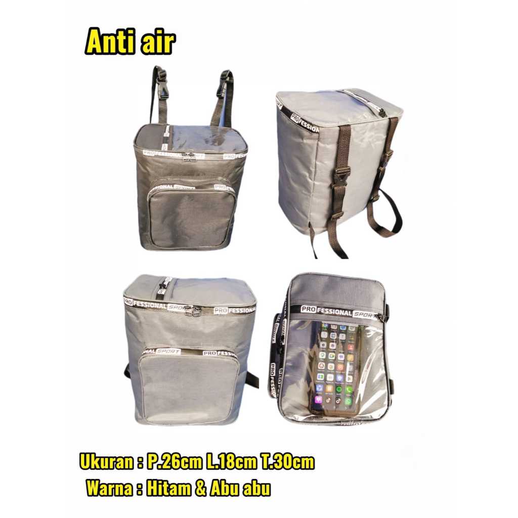 TAS BOX MOTOR buat setang bagian depan ANTI AIR